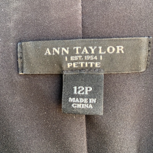 Ann Taylor Black All-Season Blazer / Suit Jacket - Picture 7 of 9